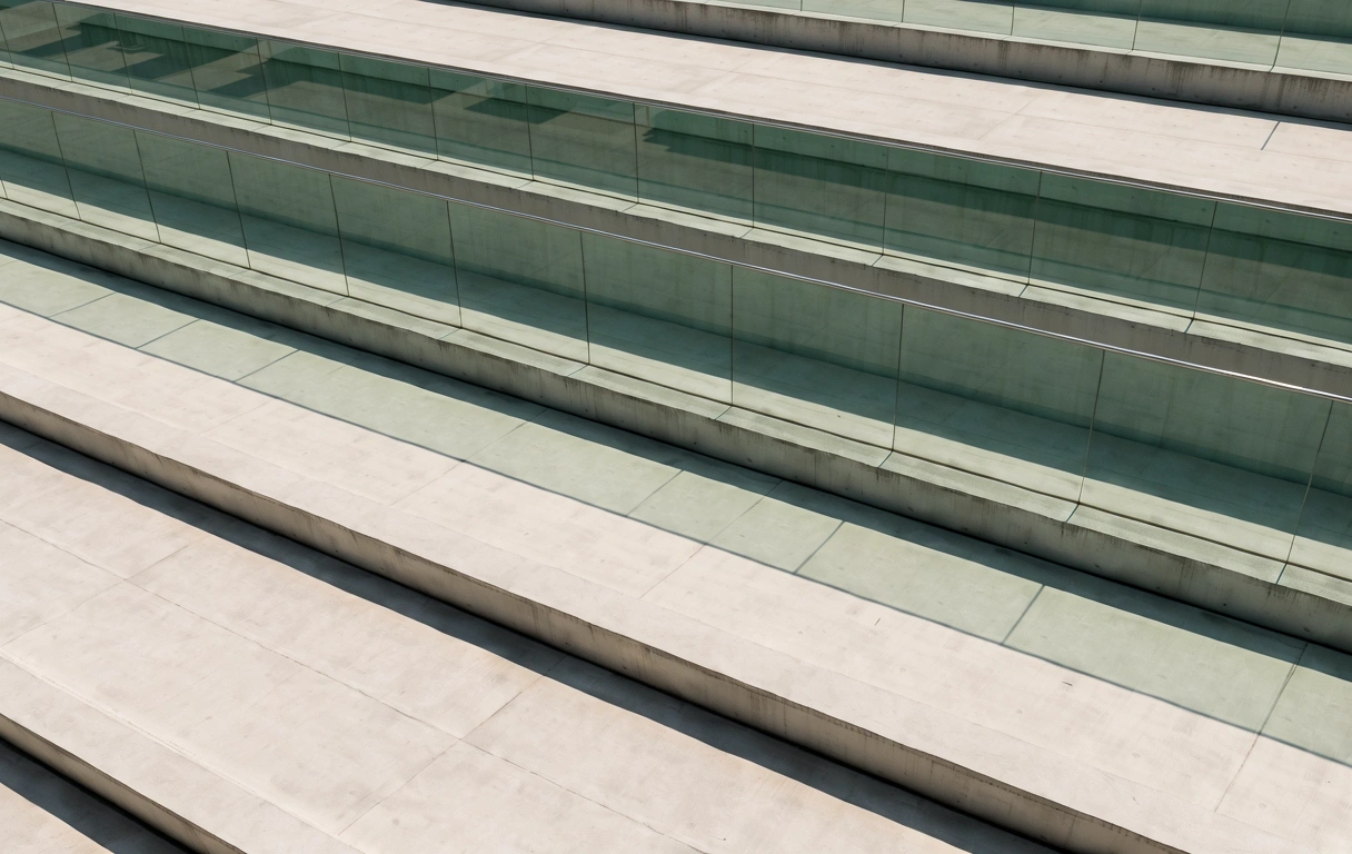 Architectural abstraction representing structural clarity